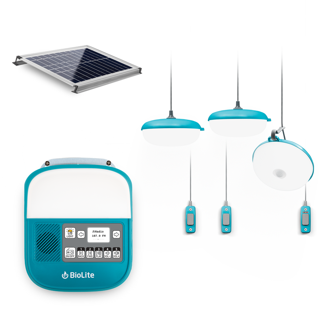 BioLite SolarHome 625 - Solar-Powered Light, Charging & Radio