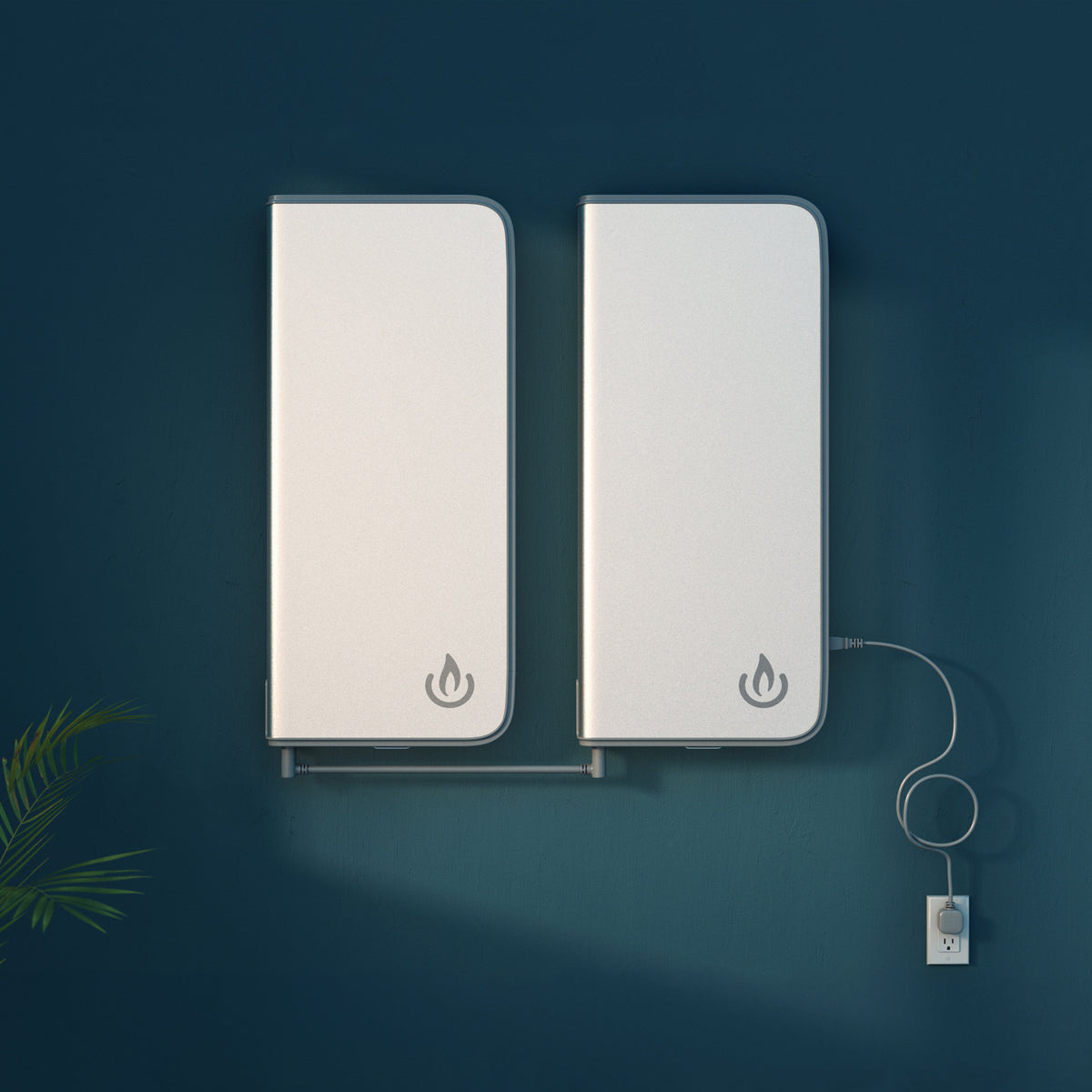Backup Complete two-unit battery backup system for a refrigerator and freezer.