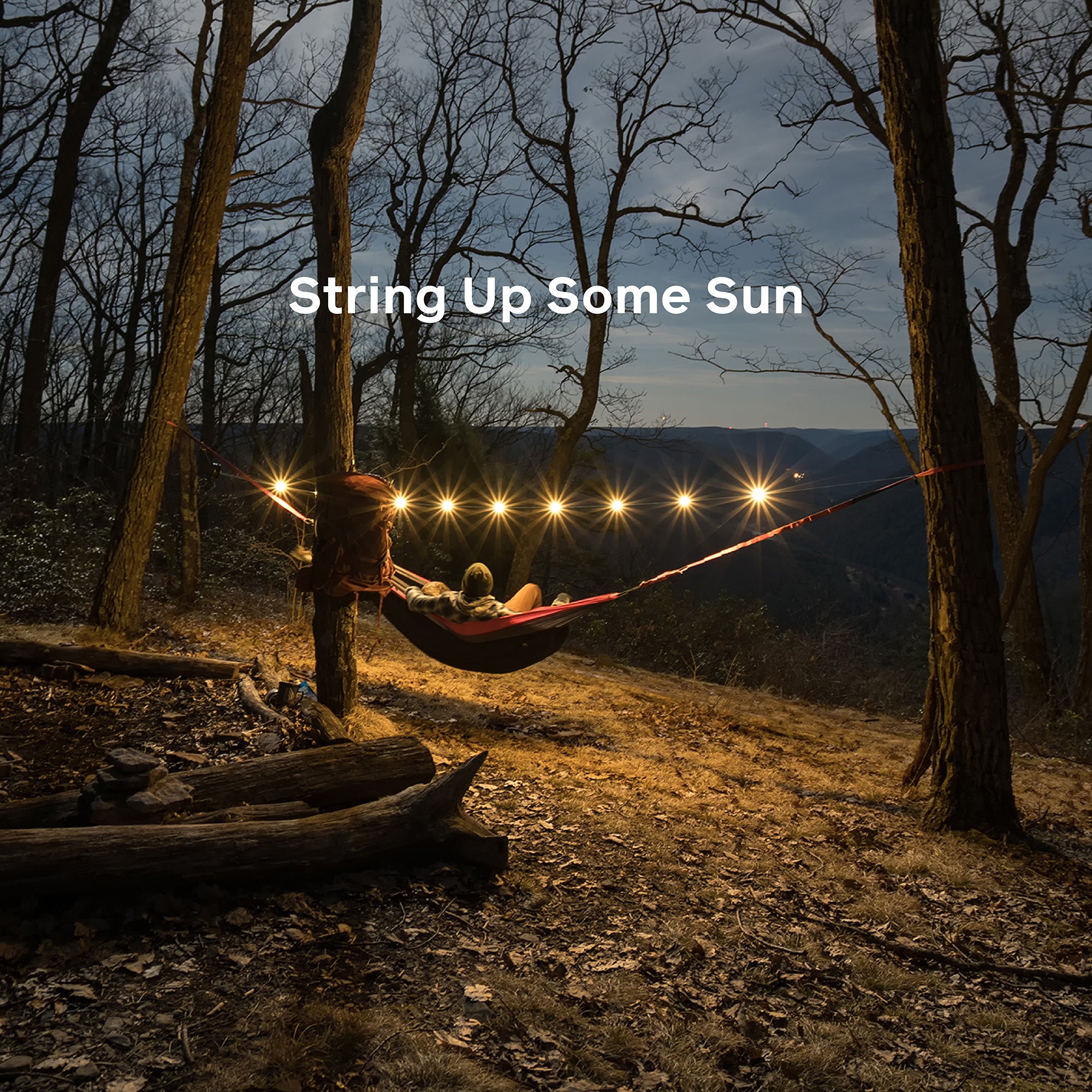 solarlampe camping Solar String 18' Warm White