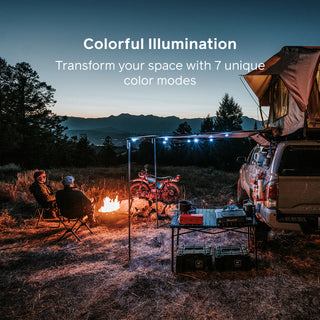 Solar String Lights: 44' Color