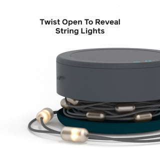 Solar String Lights: 44' White