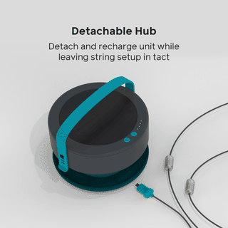 Solar String Lights: 44' White