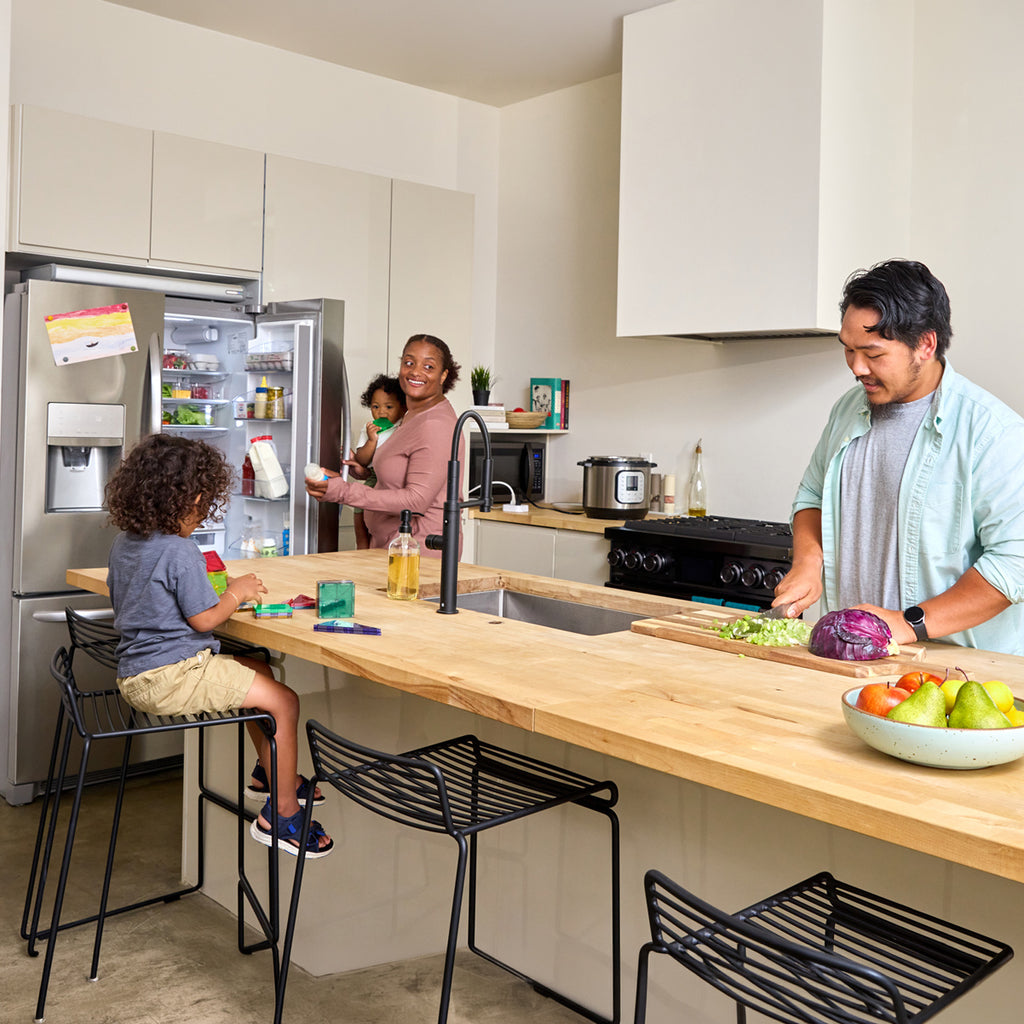 Backup Core keeping a refrigerator running during a home power outage
